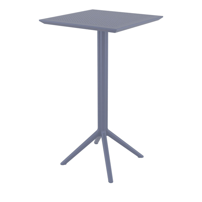 Sky Folding BAR Table 60 Square - White