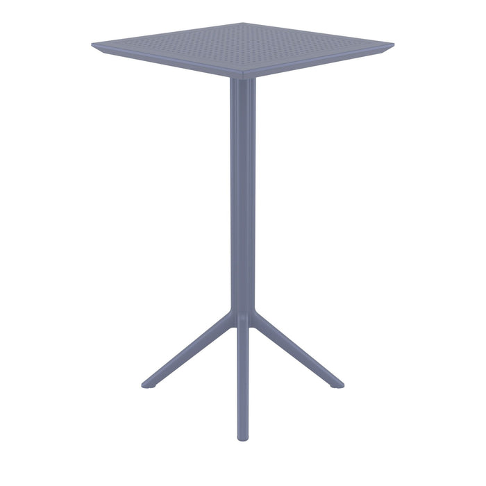 Sky Folding BAR Table 60 Square - White