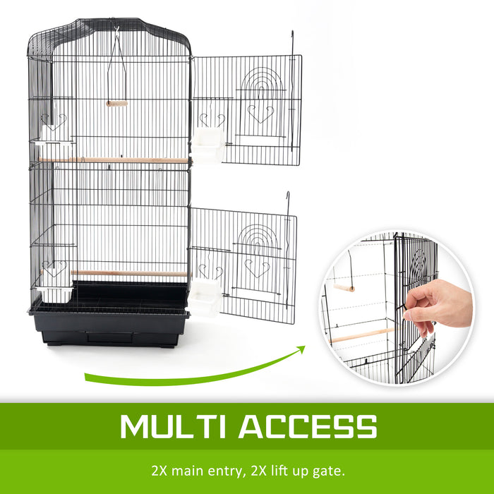 Paw Mate Bird Cage Parrot Aviary Veer 2IN1 Design 92cm