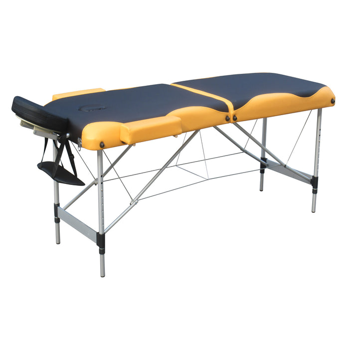 2 Fold Portable Aluminium Massage Table Massage Bed Beauty Therapy