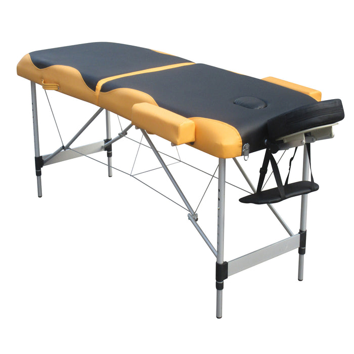 2 Fold Portable Aluminium Massage Table Massage Bed Beauty Therapy