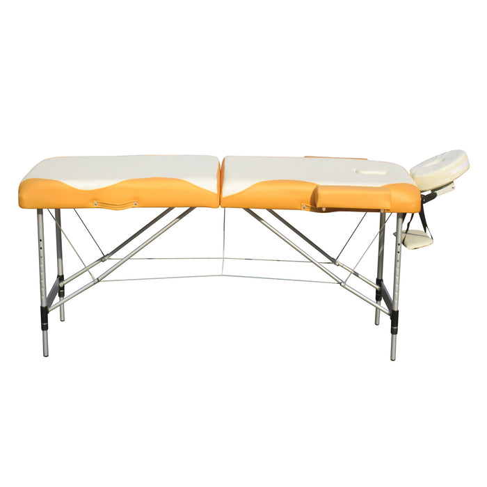 2 Fold Portable Aluminium Massage Table Massage Bed Beauty Therapy