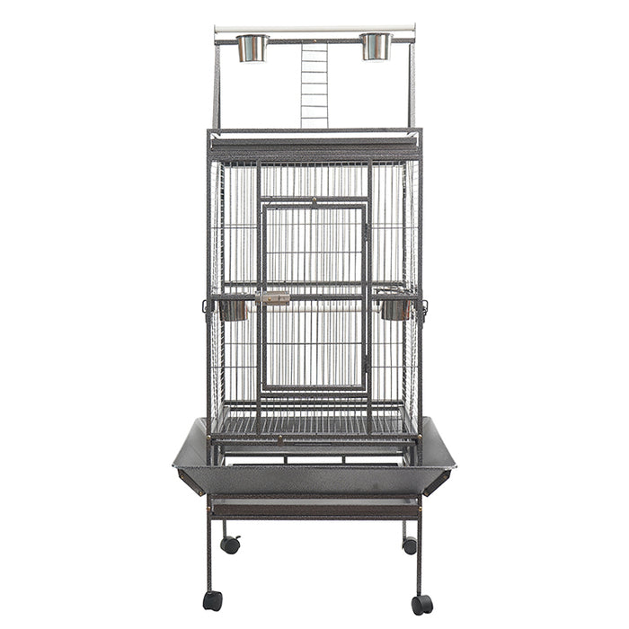 YES4PETS 174 cm Large Bird Budgie Cage Parrot Aviary With Wheel