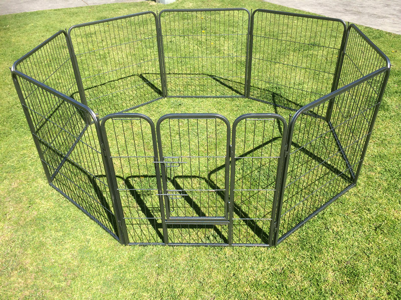 YES4PETS 80 cm Heavy Duty Pet Dog Puppy Cat Rabbit Exercise Playpen Fence