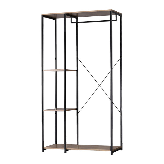 Home Master Garment Rack &amp; Shelving 3 Tier Sleek Stylish Modern Design 1.67m