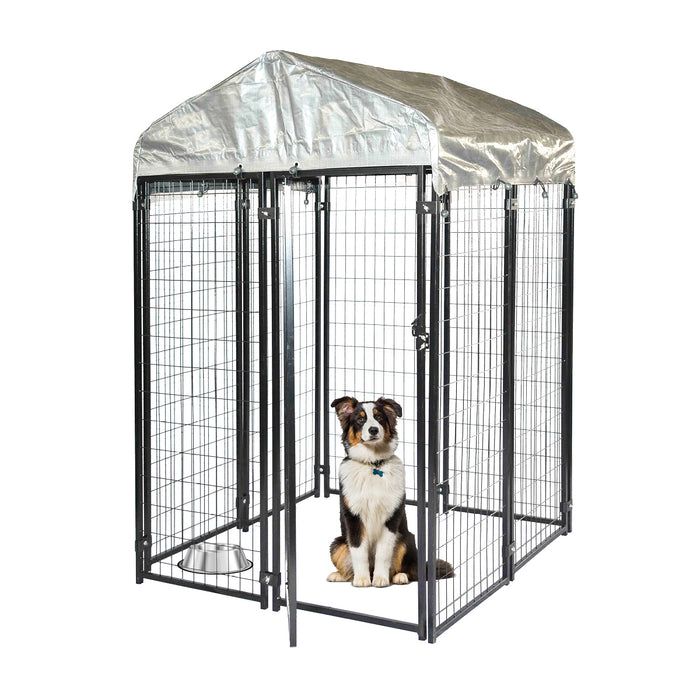 Pet Basic 1.83 x 1.22 x 1.22m Dog Kennel Enclosure Waterproof Lockable Gate