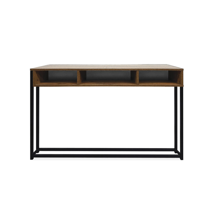 Home Master Vogue Wood Tone Console Table Rustic Flawless Design 110cm