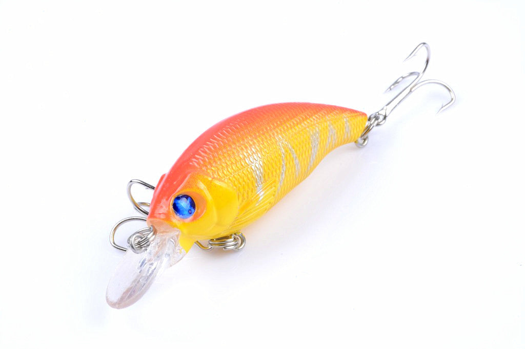 4x 7.5cm Popper Crank Bait Fishing Lure Lures Surface Tackle Saltwater