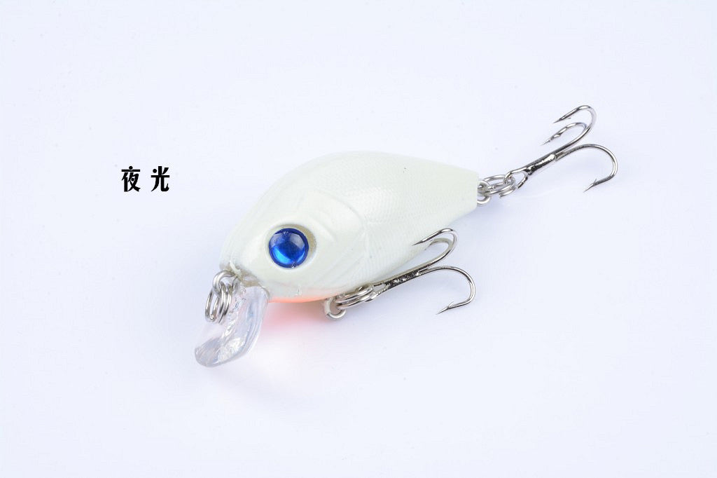 3x 5cm Popper Crank Bait Fishing Lure Lures Surface Tackle Saltwater