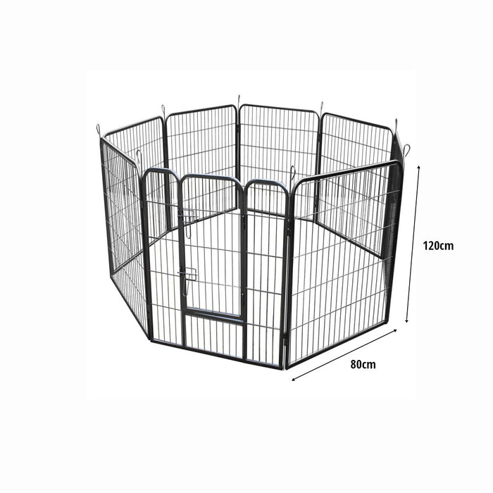 Pet Playpen 48" 8 Panel Dog Puppy Enclosure Cage Fence