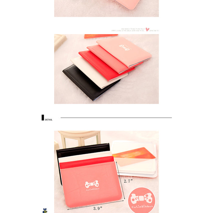 30 SETS Candy Color PVC Wallet ID Credit Card Holder, 12 Pockets