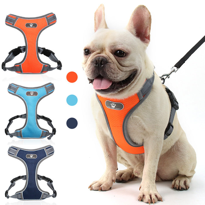 Love It No Pull Pet Harness Vest - Dark Blue Medium