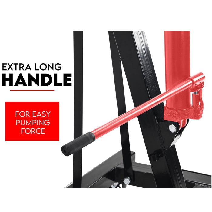 2 Ton Hydraulic Engine Crane Folding Hoist Stand Mobile Garage Workshop