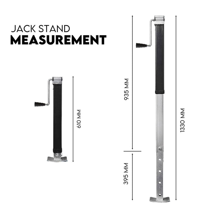 TRAILER CANOPY CARAVAN JACK STAND 3175KG 7000LBS HEAVY DUTY STABILIZER LEGS