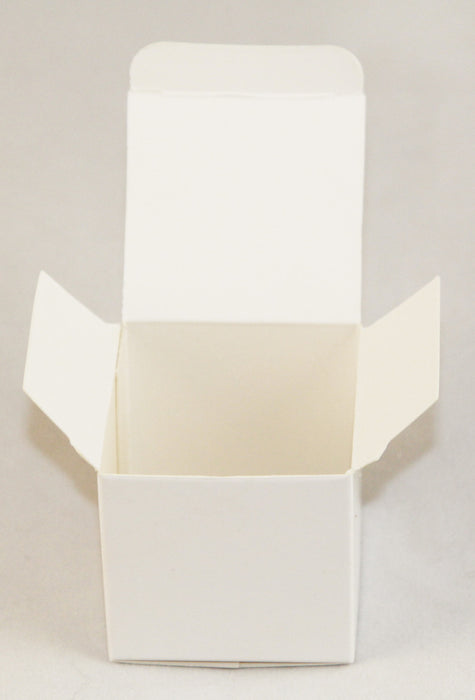 10 Pack of White 8x8x8cm Square Cube Card Gift Box - Folding Packaging Small rectangle/square Boxes for Wedding Jewelry Gift Party Favor Model Candy Chocolate Soap Box