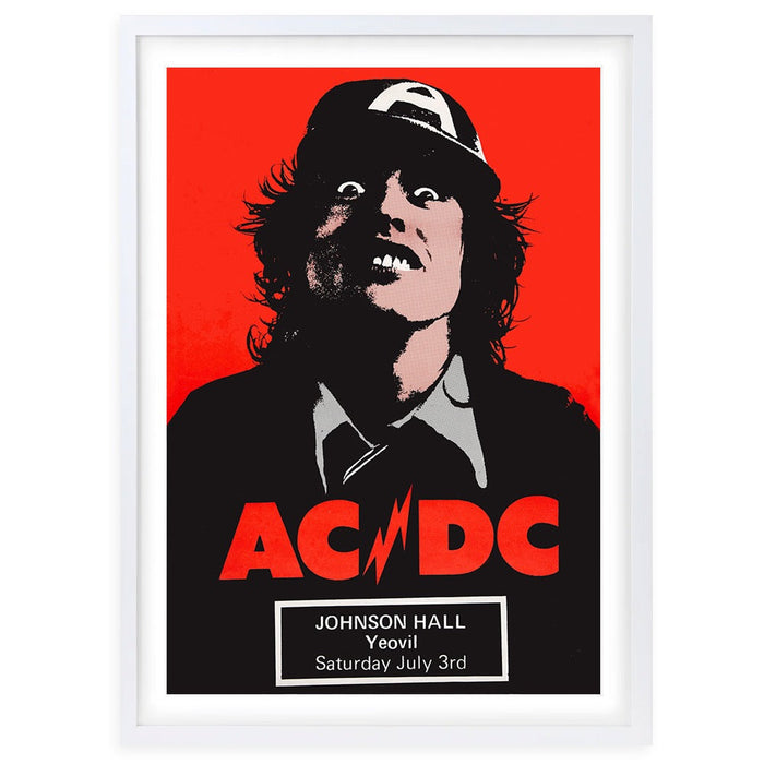 Wall Art's Ac Dc - First Album Tour 1976 Large 105cm x 81cm Framed A1 Art Print