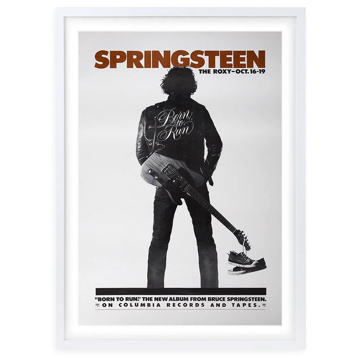 Wall Art's Bruce Springsteen - The Roxy - 1975 Large 105cm x 81cm Framed A1 Art Print