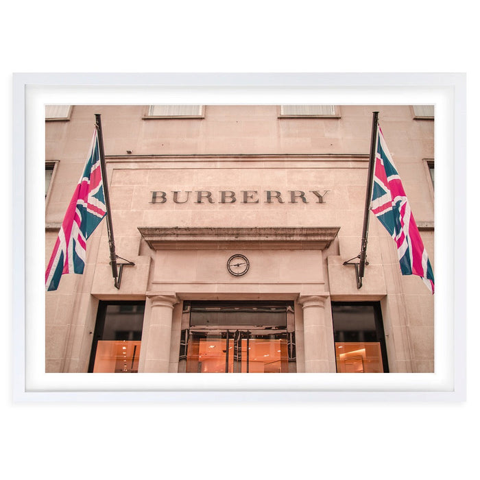 Wall Art's Burberry Store Large 105cm x 81cm Framed A1 Art Print