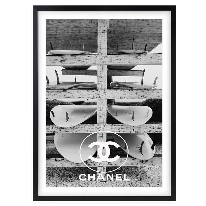 Wall Art's Chanel Surf Stack Framed A1 Art Print