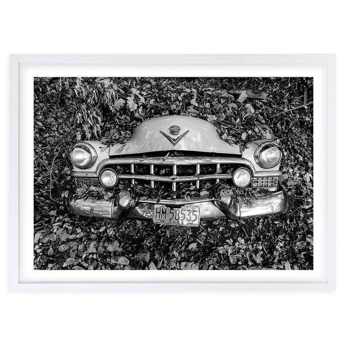 Wall Art's Cuban Forrest Car Large 105cm x 81cm Framed A1 Art Print