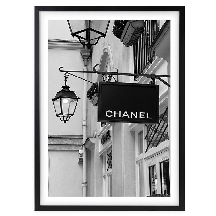 Wall Art's Chanel Store Framed A1 Art Print