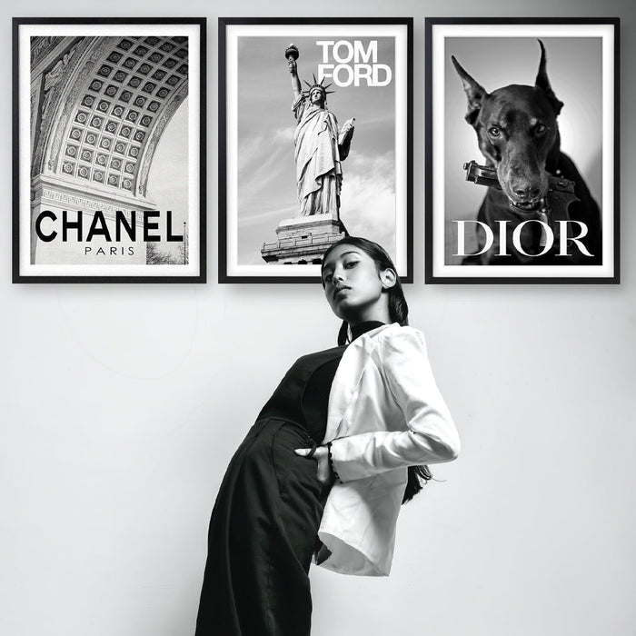 Wall Art's Chanel Store Framed A1 Art Print