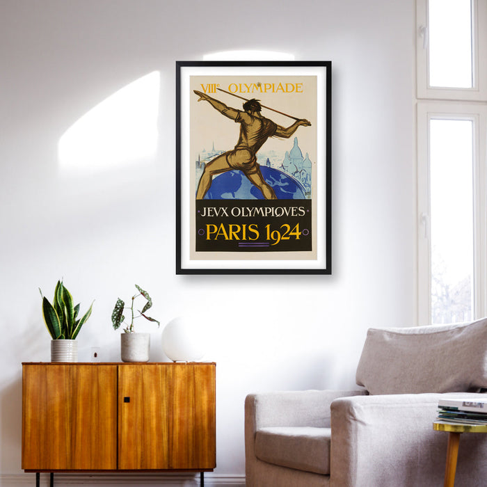 Wall Art's Casino Des Paris Large 105cm x 81cm Framed A1 Art Print