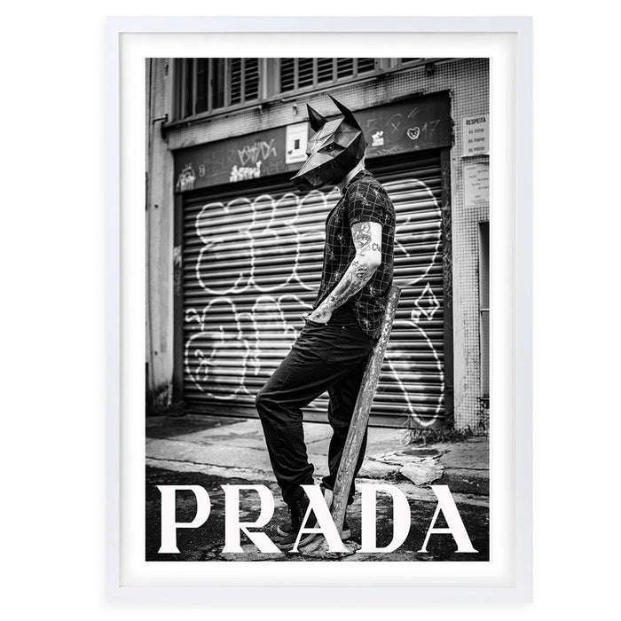 Wall Art's Prada Street Style Framed A1 Art Print