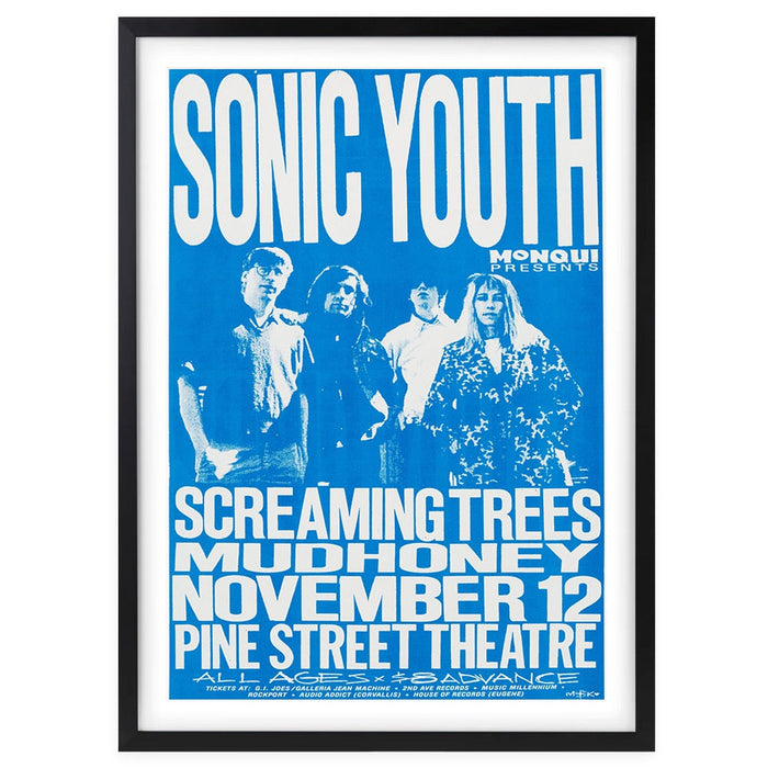 Wall Art's Sonic Youth - Mudhoneys - 1988 Large 105cm x 81cm Framed A1 Art Print