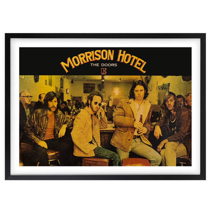 Wall Art's The Doors - Morrison Hotel Promo Poster - 1970 Large 105cm x 81cm Framed A1 Art Print