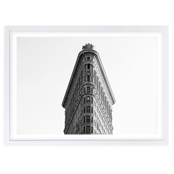 Wall Art's The Flatiron Building Nyc Large 105cm x 81cm Framed A1 Art Print