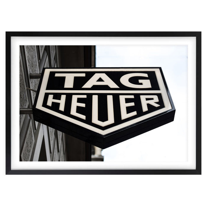 Wall Art's Tag Heuer Large 105cm x 81cm Framed A1 Art Print