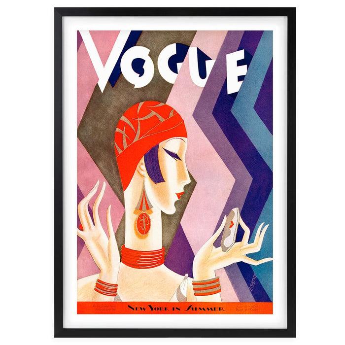 Wall Art's Vogue July 1926 Large 105cm x 81cm Framed A1 Art Print