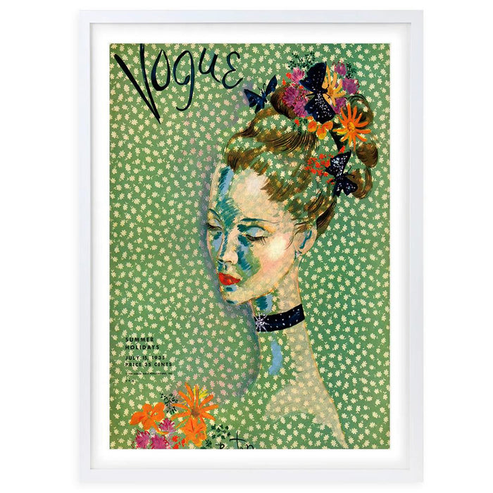 Wall Art's Vogue July 1935 Large 105cm x 81cm Framed A1 Art Print