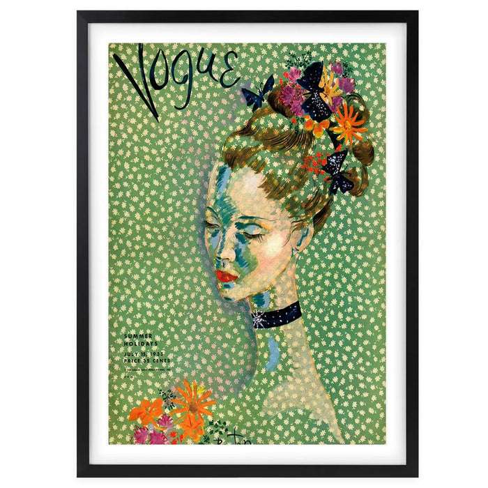 Wall Art's Vogue July 1935 Large 105cm x 81cm Framed A1 Art Print