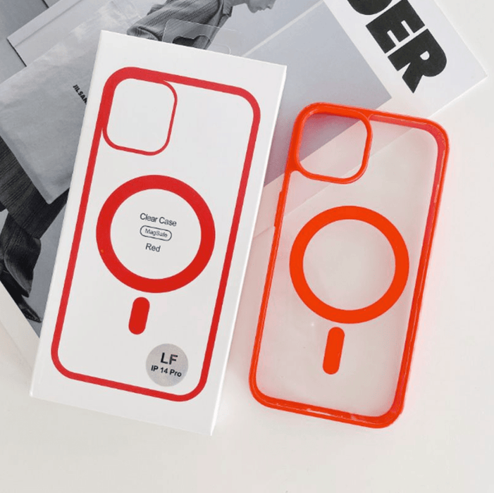 Wireless Charging Case for iPhone 14 - Red