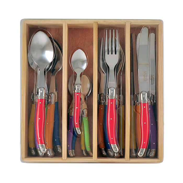 Cutlery Set 24 p Multicolour x 6sets