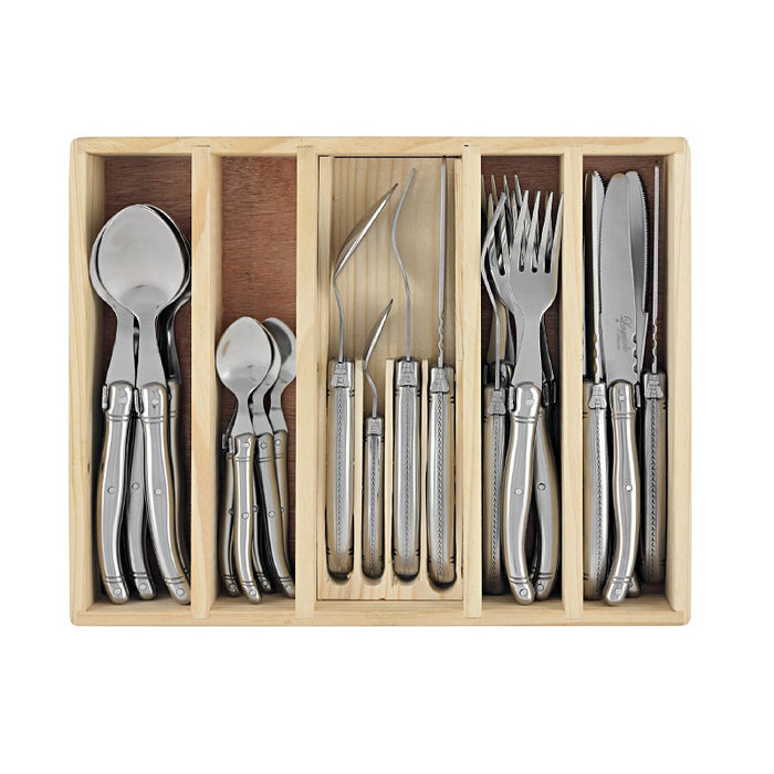 24p Cutlery Set Stainless Steel x 4sets