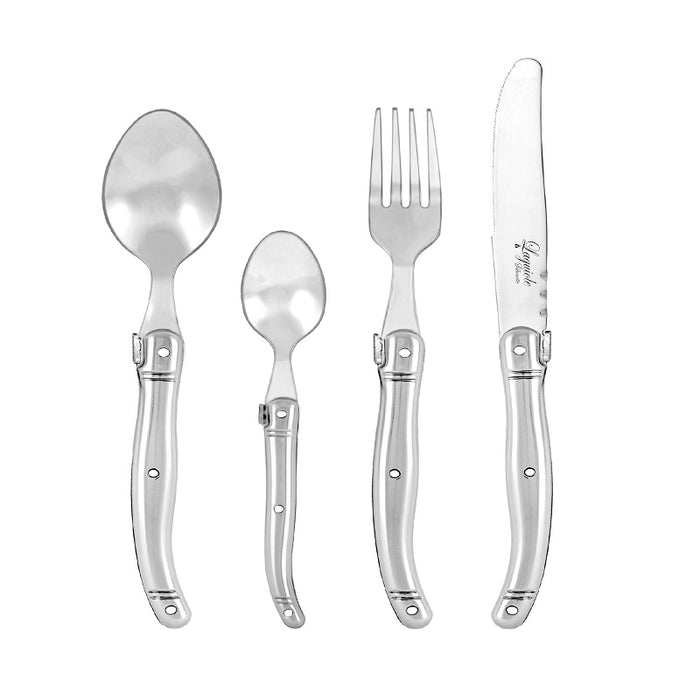 24p Cutlery Set Stainless Steel x 4sets