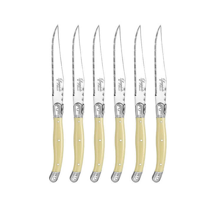 6p Steak Knife Ivory x 6sets