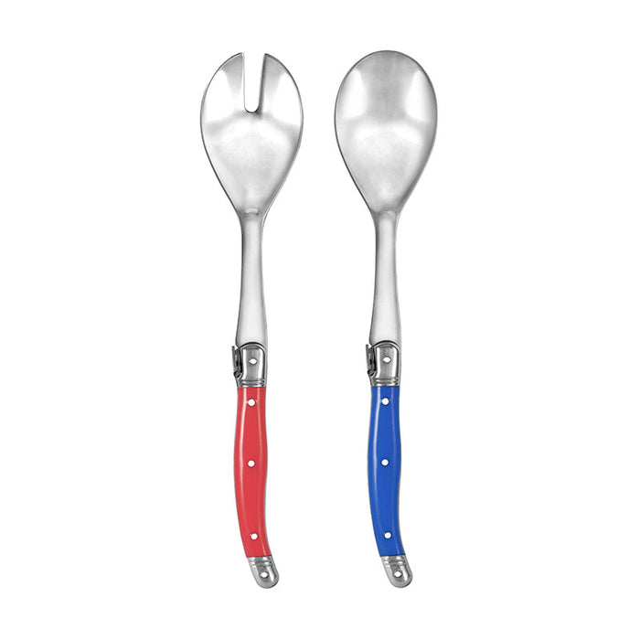 2p Salad Server Set Multicolour x 6sets