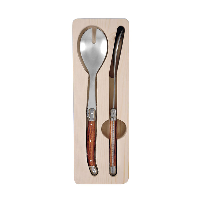 2p Salad Server Set Wooden x 6sets