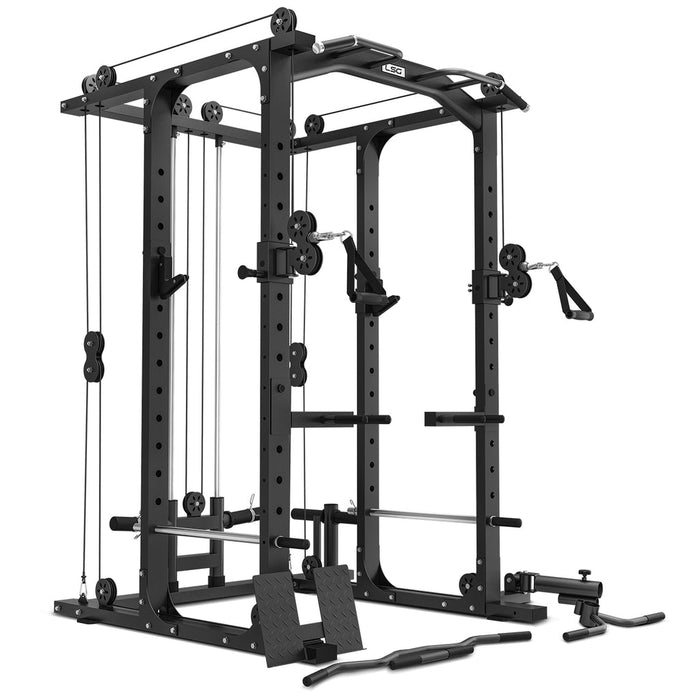 LSG GRK100 Multi Function Power Rack with Adjustable Cable Pulleys