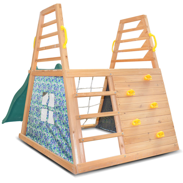 Lifespan Kids Cooper Climbing Frame with 1.8m Green Slide