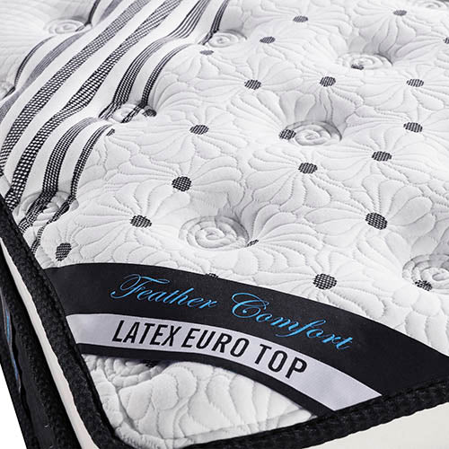 Mattress Euro Top Queen Size Pocket Spring Coil with Knitted Fabric Medium Firm 33cm Thick