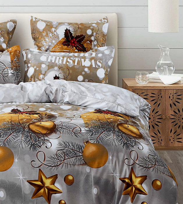 Christmas Gift Double Size Quilt/Doona/Duvet Cover Set