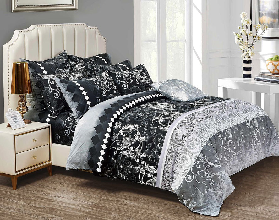 Costa King Size Duvet Doona Quilt Cover Set