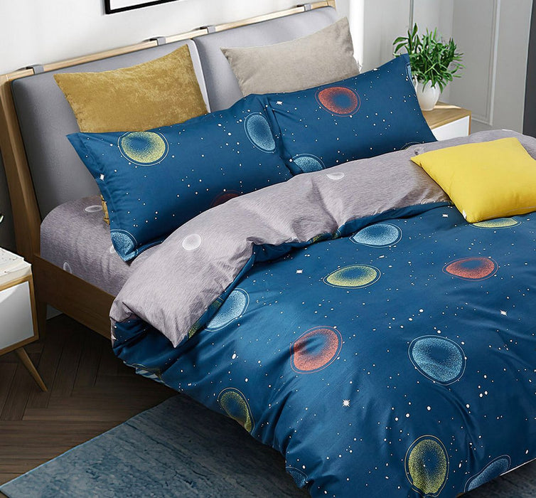 Bubbles King Size Quilt/Doona/Duvet Cover Set