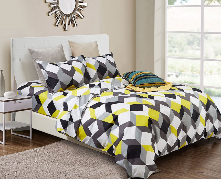 Jensson King Size Duvet Doona Quilt Cover Set