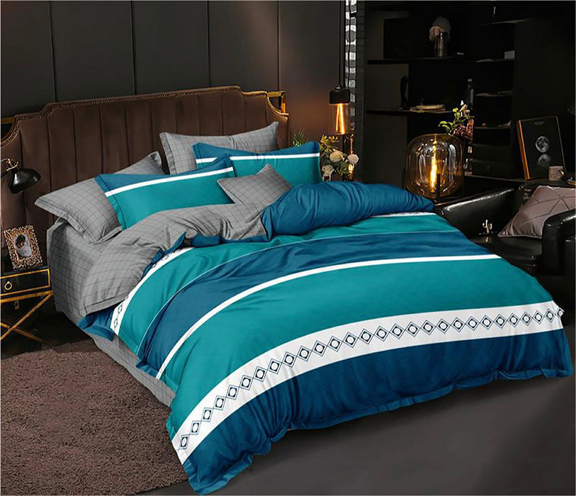 Devon King Size Quilt/Doona/Duvet Cover Set